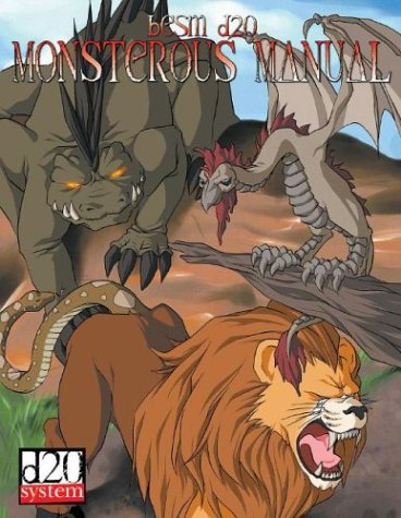 BESM D20 Monsterous Manual Cover