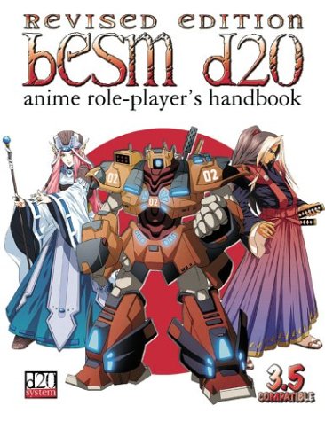 BESM D20 Revised Edition Anime Role-Player's Handbook Cover