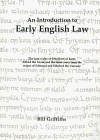 An Introduction to Early English Law Cover