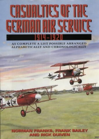 Casualties of the German Air Service, 1914-20 Cover
