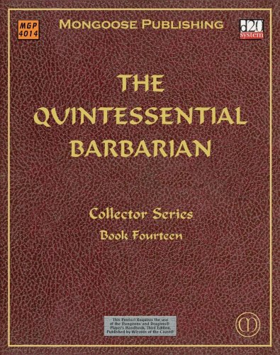 The Quintessential Barbarian (Dungeons & Dragons d20 3.0 Fantasy Roleplaying) Cover