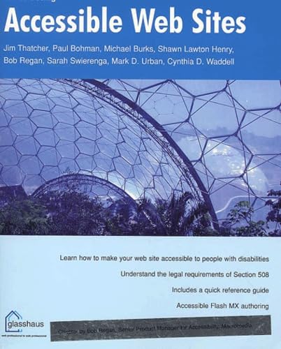 Constructing accessible web sites Cover