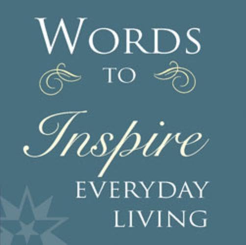 Words to Inspire Everyday Living Cover