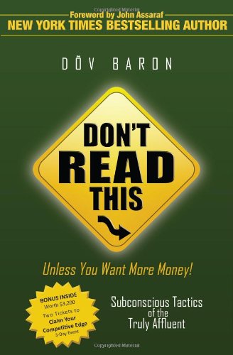 Don't Read This Unless You Want More Money! Cover
