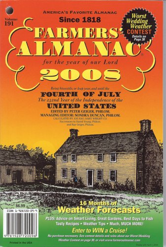 Farmers' Almanac 2008 Cover