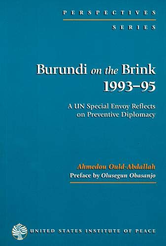 Burundi on the brink, 1993-95 Cover