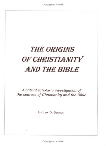 The Origins of Christianity & the Bible Cover