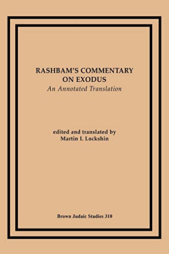 Rashbam's Commentary on Exodus Cover