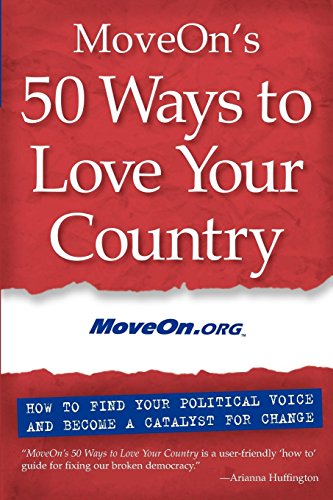 MoveOn's 50 ways to love your country Cover