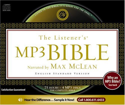 The Listener's Bible - ESV (4 MP3 CDs) Cover