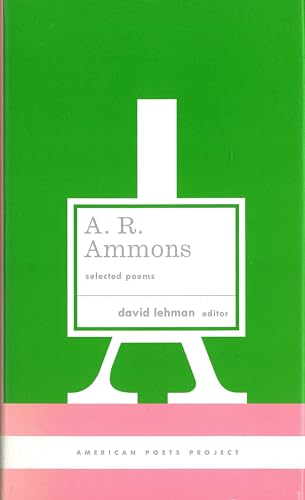 A. R. Ammons Cover