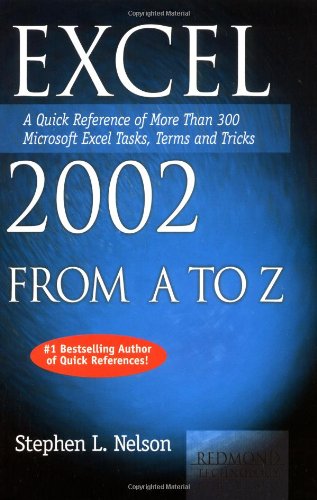 Excel 2002 from A to Z Cover