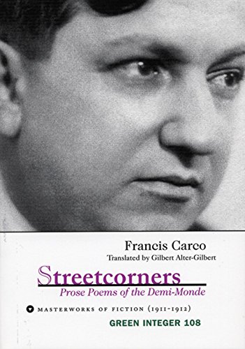 Streetcorners: Prose Poems of the Demi-Monde  Cover
