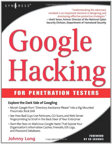 Google Hacking for Penetration Testers, Volume 1 Cover