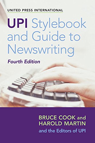UPI style book & guide to newswriting Cover