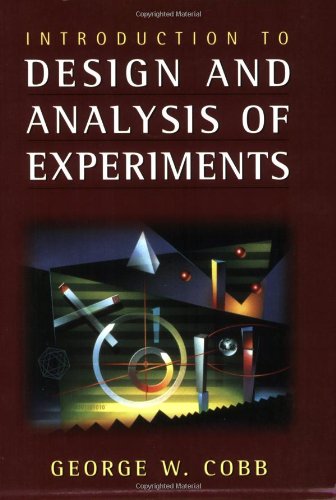 Introduction to design and analysis of experiments Cover