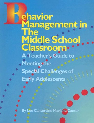 Behavior Management in the Middle School Classroom Cover