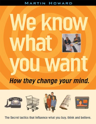 We Know What You Want Cover
