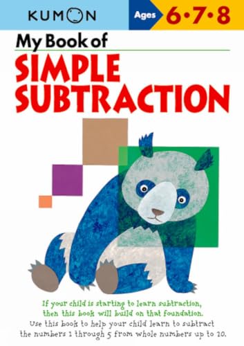 My Book of Simple Subtraction (Kumon Workbooks) Cover