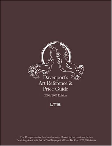 Davenport's Art Reference and Price Guide 2006-2007 (Davenport's Art Reference and Price Guide) (Davenport's Art Reference and Price Guide) Cover