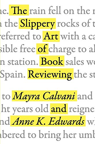 The slippery art of book reviewing Cover