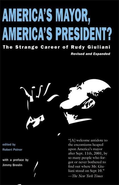 America's Mayor, America's President? Cover