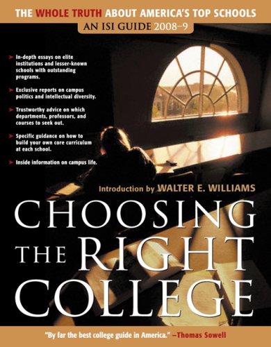 Choosing the right college, 2008-9 Cover