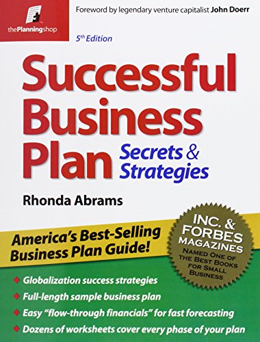 Successful business plan Cover