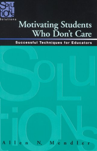 Motivating students who don't care Cover