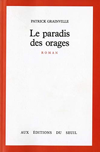 Le paradis des orages. Cover