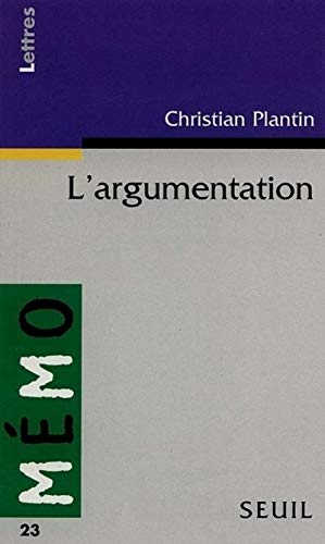 L'argumentation Cover