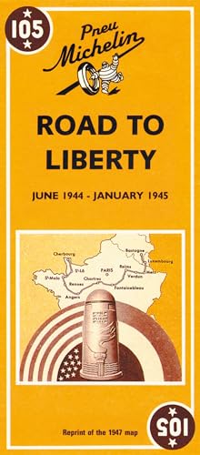 Michelin Road to Liberty Map No. 105 Cover