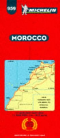 Michelin Morocco Map No. 959 Cover