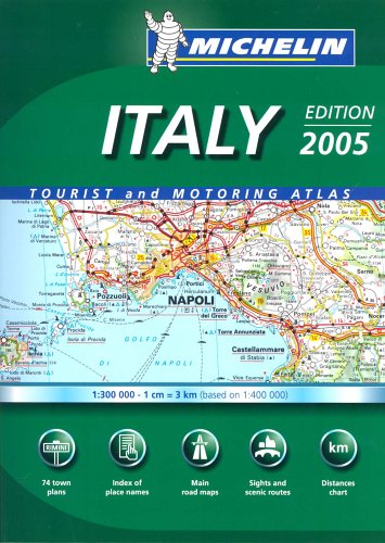 Italy Atlas (Michelin Tourist & Motoring Atlases) Cover