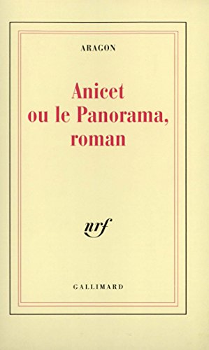 Anicet ou le Panorama Cover
