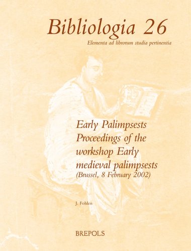 Early medieval palimpsests Cover