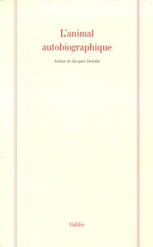 L' animal autobiographique Cover