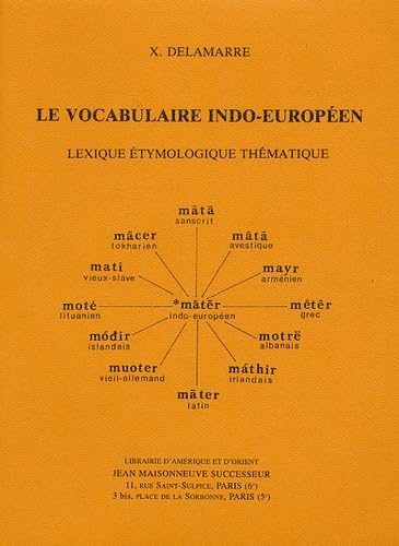 Le vocabulaire indo-européen Cover