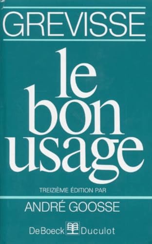 Le Bon usage Cover