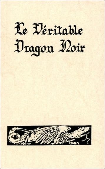 Le Véritable Dragon noir Cover