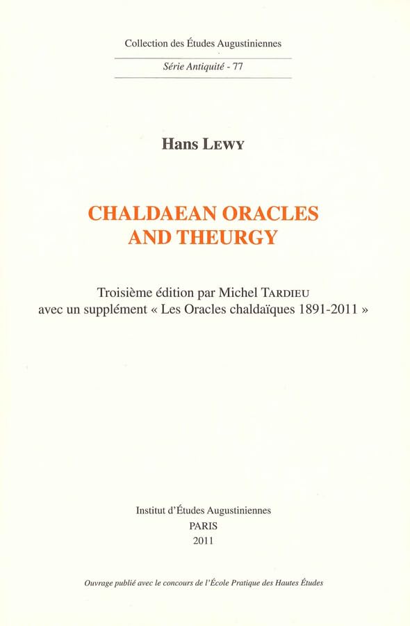 Chaldaean oracles and theurgy Cover