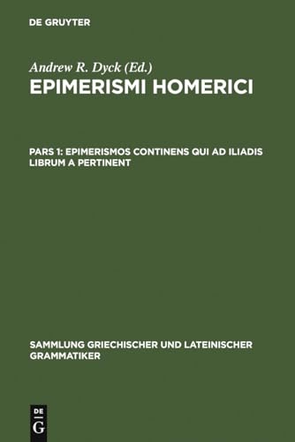 Epimerismi Homerici Cover