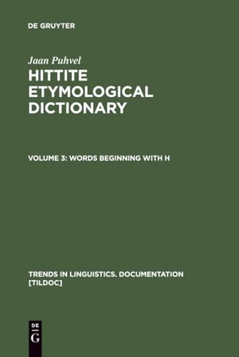 Hittite etymological dictionary Cover