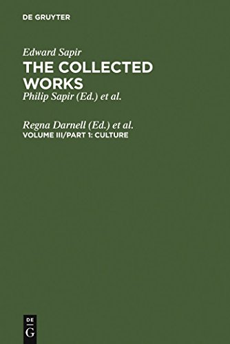 The collected works of Edward Sapir Cover