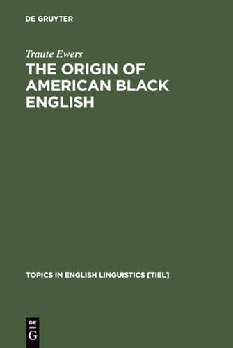The origin of American Black English Cover