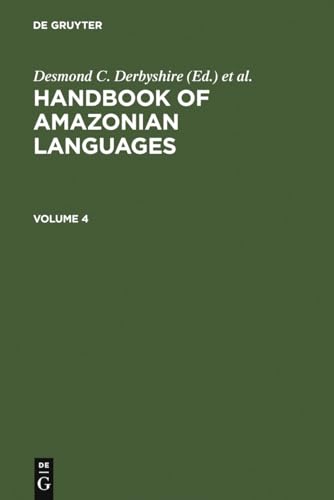 Handbook of Amazonian Languages Cover