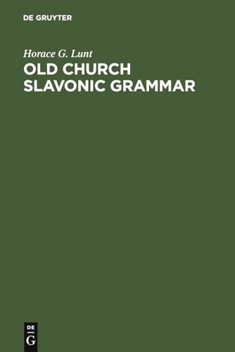 Old Church Slavonic grammar Cover