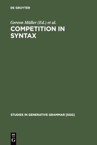 Competition in syntax Cover