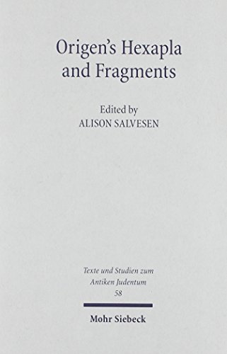 Origen's Hexapla and fragments Cover