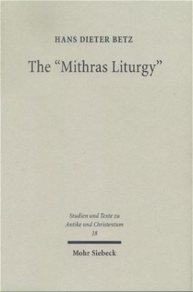 The "Mithras liturgy" Cover